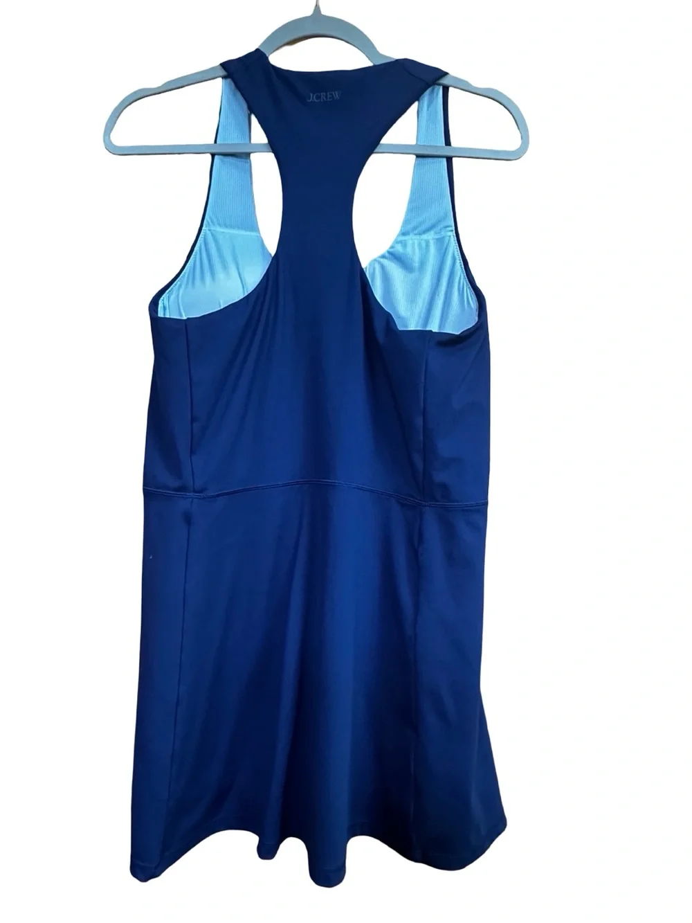 J.Crew Active CloudStretch Side-Slit Sports Dress Mediterranean Navy Medium